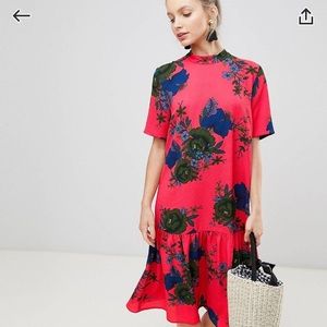 ASOS Floral Midi Dress